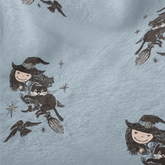 Flying Witch Cat Crow Minky