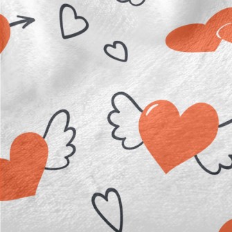 Flying Arrow Heart Minky