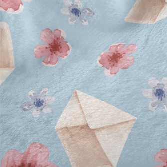 Watercolor Envelope Plum Bloss Minky