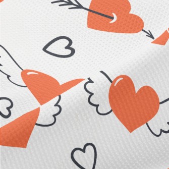 Flying Arrow Heart Piqué