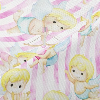 Watercolor Cupid Piqué