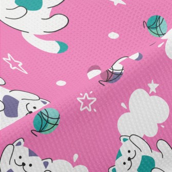 Trick Or Treat Cat Piqué