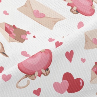 Love Envelope Cat Piqué