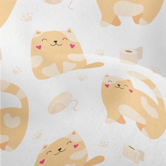 Heart Blush Kitten Lightweight Performance Linen