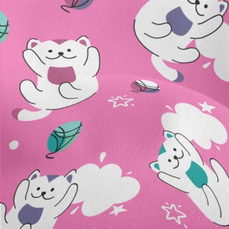 Trick Or Treat Cat Lightweight Performance Linen