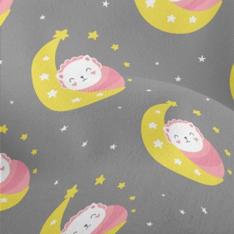 Good Night, Baby Cat Lightweight Performance Linen
