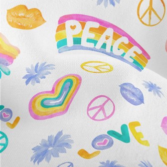 Watercolor Colorful Human Lightweight Performance Linen