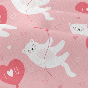 Kitten I Love You Balloon Modern Jersey