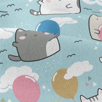 Blue Sky And White Clouds Kitt Modern Jersey