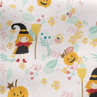 Magic Little Witch Jersey Backed Fleece