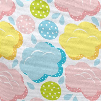 Macaroon Clouds Pongee