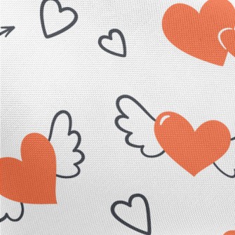 Flying Arrow Heart Pongee