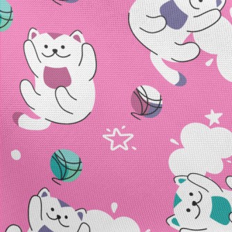 Trick Or Treat Cat Pongee