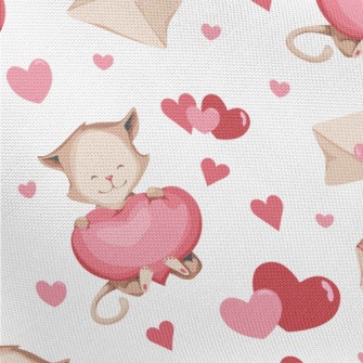 Love Envelope Cat Pongee
