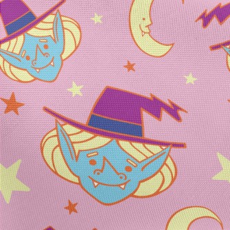 Crescent Moon Wicked Witch Pongee