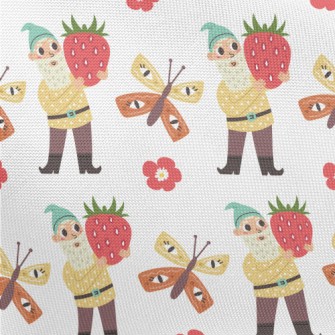 Old Man And Strawberries Pongee