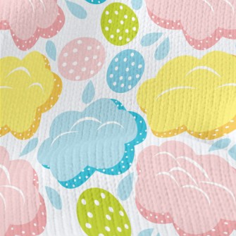 Macaroon Clouds Stretch Jersey