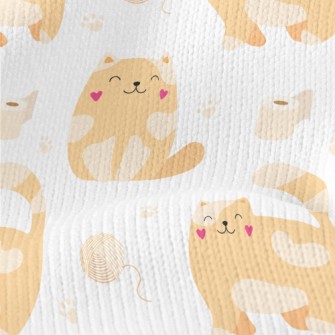 Heart Blush Kitten Stretch Jersey
