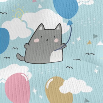 Blue Sky And White Clouds Kitt Stretch Jersey