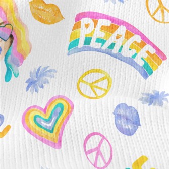 Watercolor Colorful Human Stretch Jersey
