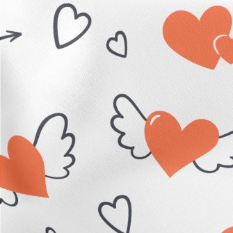 Flying Arrow Heart Lightweight Cotton Poplin