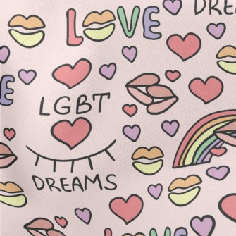 Rainbow Lips Dream Lightweight Cotton Poplin