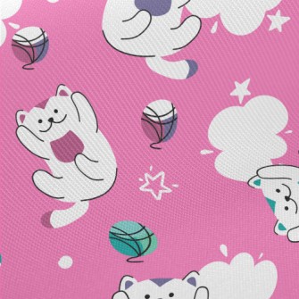 Trick Or Treat Cat Midweight Cotton Poplin