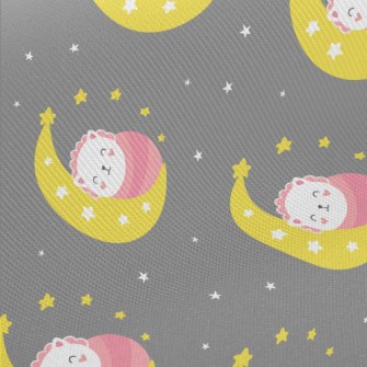 Good Night, Baby Cat Midweight Cotton Poplin