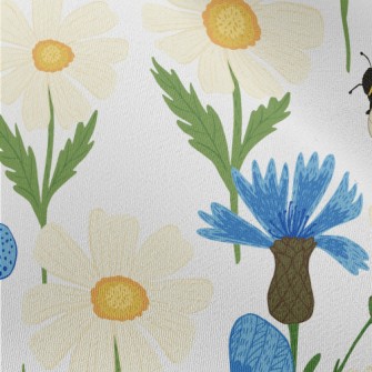 Realistic Butterfly And Bee Chiffon