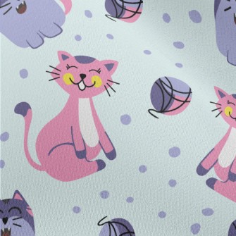 Smiling Little Kitty Chiffon