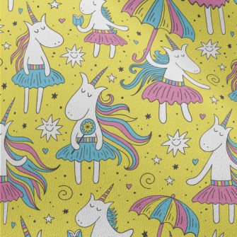 Elegant Long Hair Unicorn Chiffon