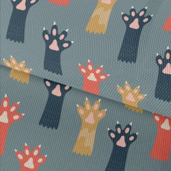 Colorful Cat Palm Waterproof Oxford