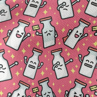 Funny Milk Bottle Waterproof Canvas