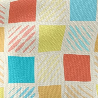 Colorful Geometric Mosaic Waterproof Canvas