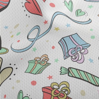 Gift Candy Ribbon Athletic Mesh Flat Back