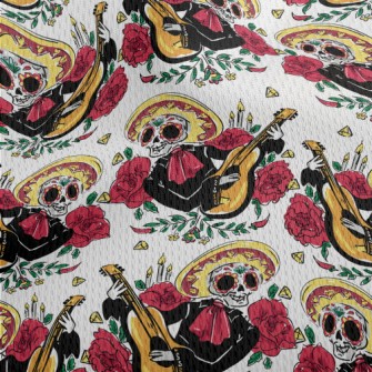 Gorgeous Mexican Skull Athletic Mesh Flat Back