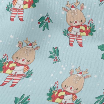 Christmas Reindeer Holding Gif Terry