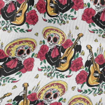 Gorgeous Mexican Skull Terry