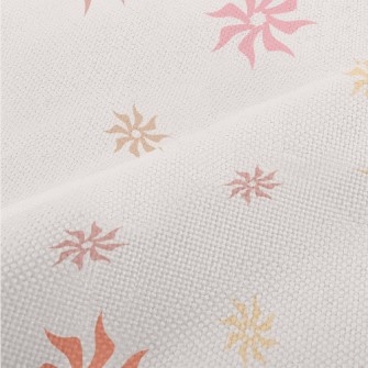 Artistic Spiral Flower Performance Linen