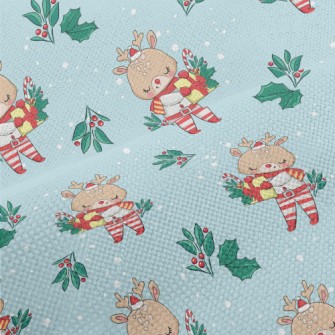 Christmas Reindeer Holding Gif Performance Linen