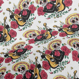 Gorgeous Mexican Skull Performance Linen