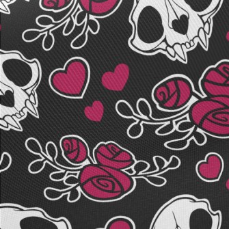 Skull And Roses Twill