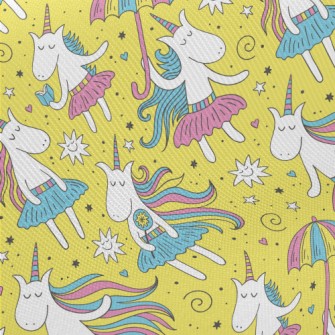 Elegant Long Hair Unicorn Twill