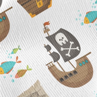 Pirate Ship Treasure Chest Standard Corduroy