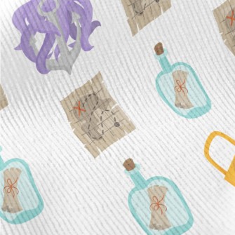 Octopus Pirate Treasure Map Standard Corduroy