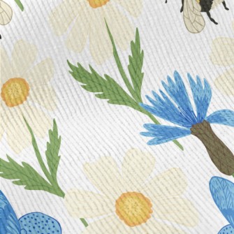 Realistic Butterfly And Bee Standard Corduroy