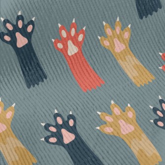 Colorful Cat Palm Standard Corduroy