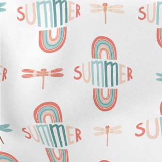 Colorful Summer Dragonfly Stretch Ponte