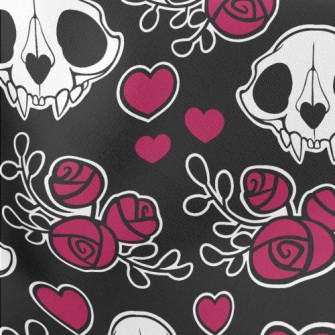 Skull And Roses Stretch Ponte