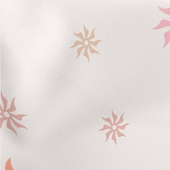 Artistic Spiral Flower Stretch Ponte